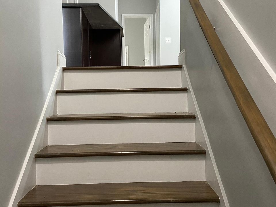 Staircase leading to the house.