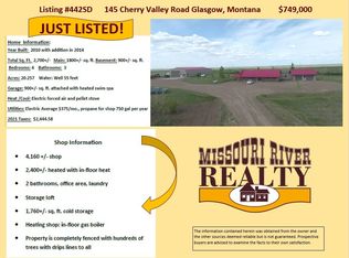 145 Cherry Valley Rd, Glasgow, MT 59230