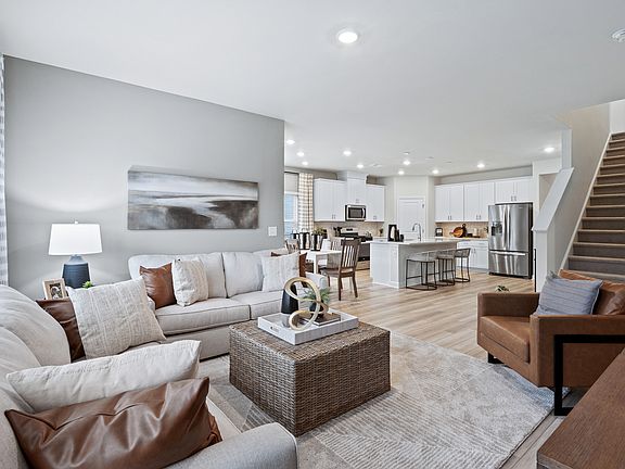 The open-concept floorplan is perfect for entertaining.