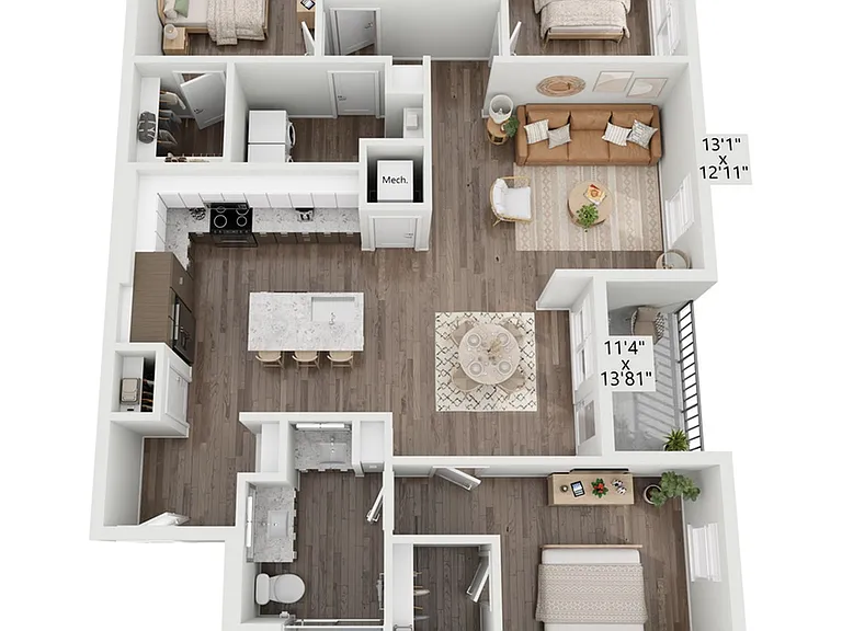 C1 Floor plan C1 Floor plan