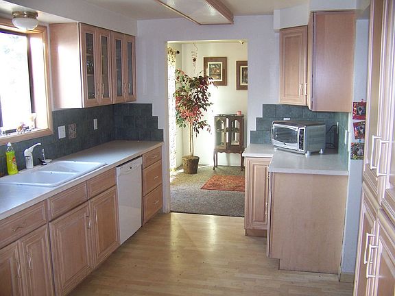 one end of kitchen