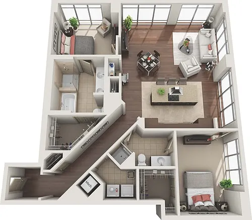 Floor plan B2K