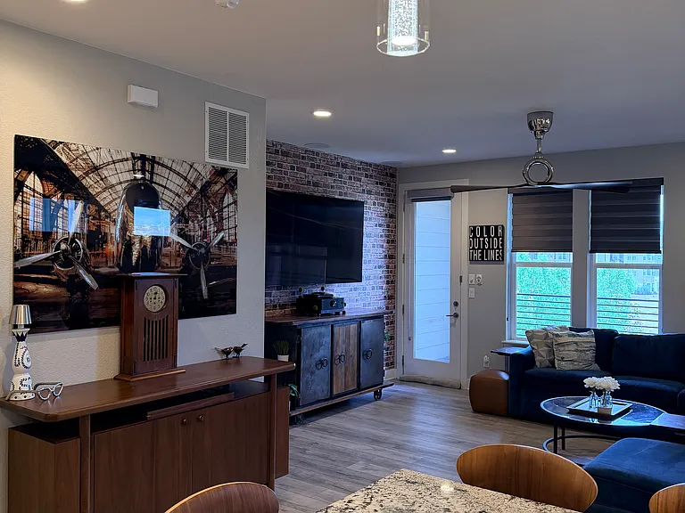 Second Floor Family Room, just off Kitchen