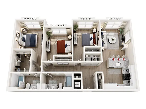 Floor plan C1