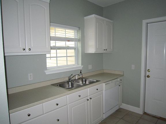 Vaulted living room and dining room
