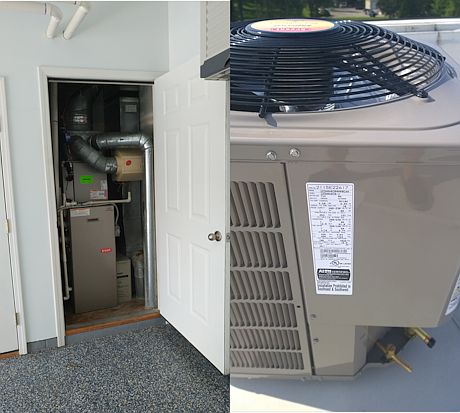 Furnace and Roof A/C Unit