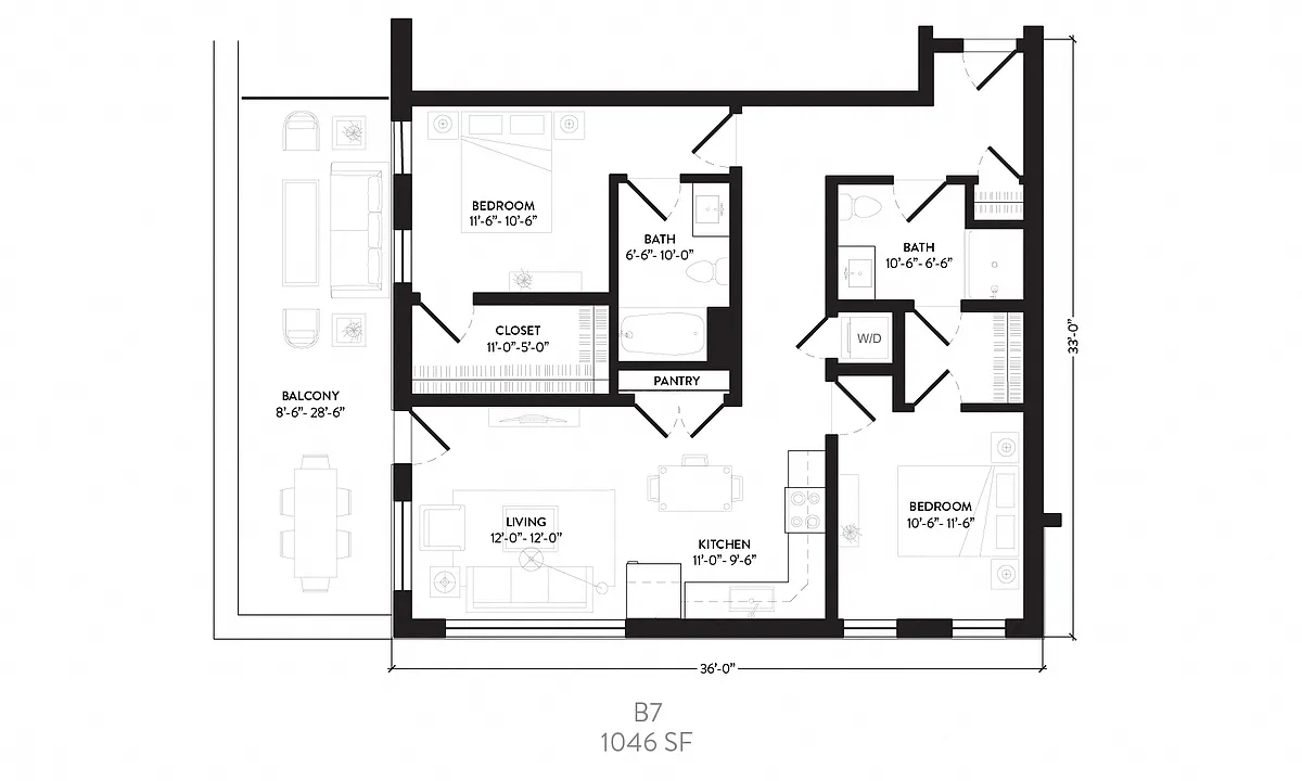 Floor plan B7