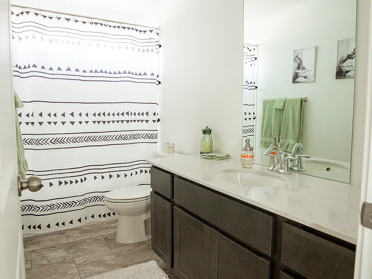 Guest bathroom upstairs