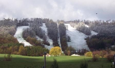 Private ski hill in back yard.