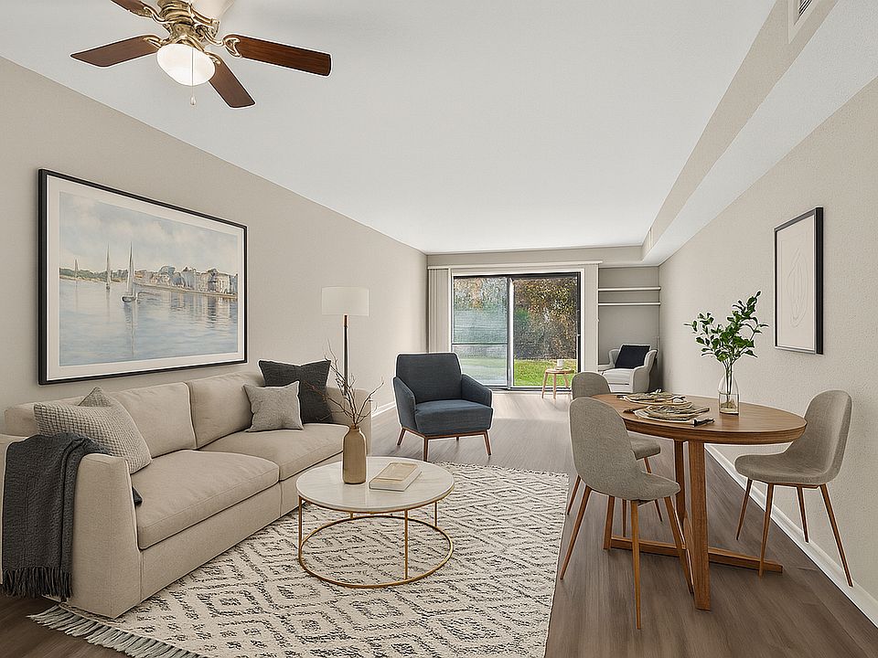 Modern living room with cozy accents