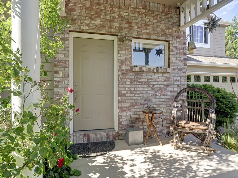 ENTRANCE - through the front door or the garage door to the right in photo