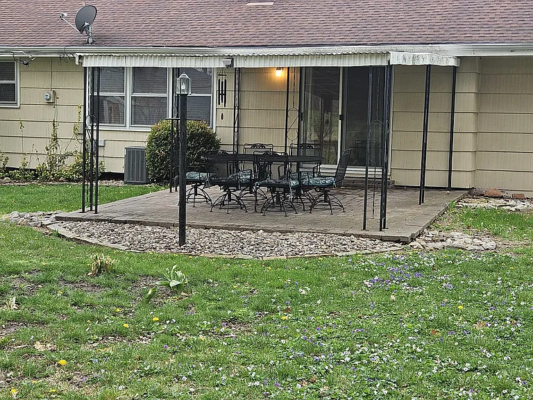 Covered patio
