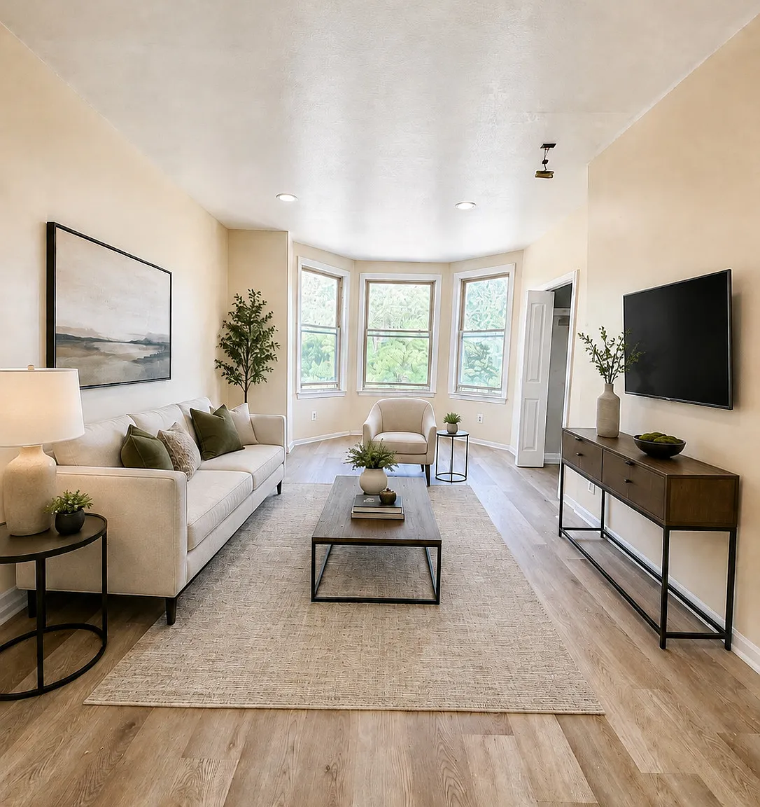 Park-Front 1-Bedroom with In-Unit Laundry and Pet-Friendly Living — Photo 1