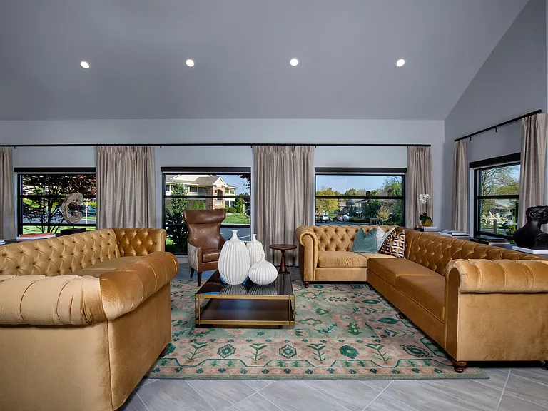 Resident lounge with plush seating