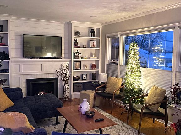 Living area at night