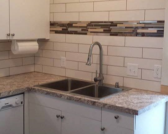 A dishwasher and disposal make dishes a breeze.
