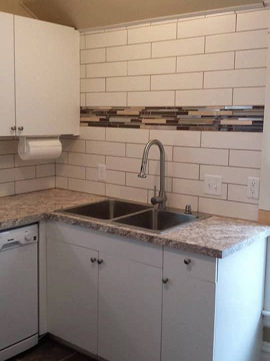 A dishwasher and disposal make dishes a breeze.