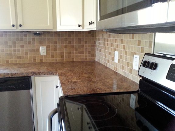 Tiled backsplash