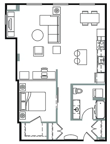 Floor plan A1M