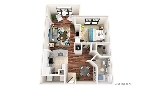 Floor plan A6C