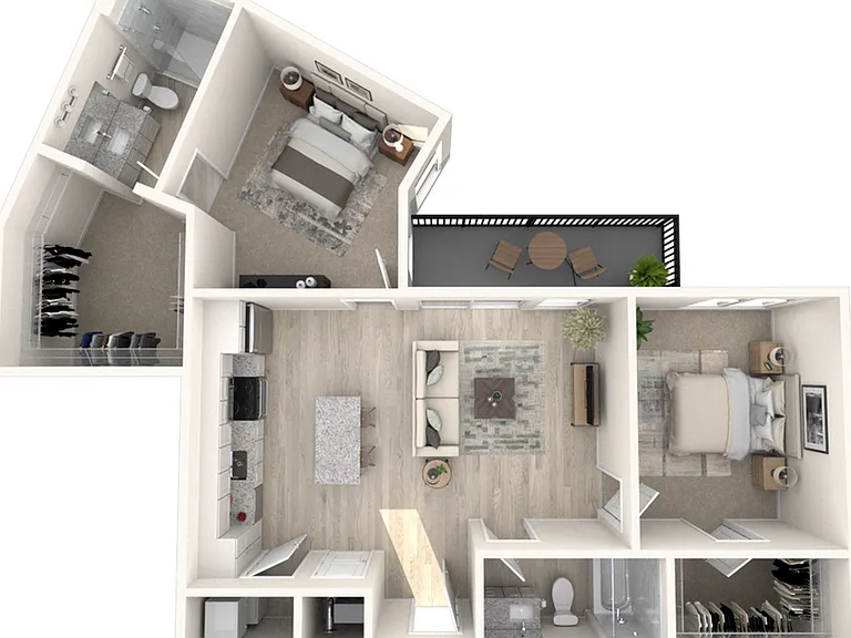 B3.0 | Two Bedroom, Two Bathroom B3.0 | Two Bedroom, Two Bathroom