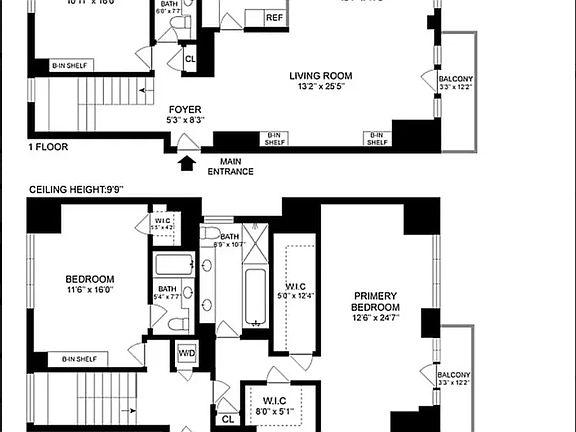 2nd image of 351 E 51st St Penthouse 4A
