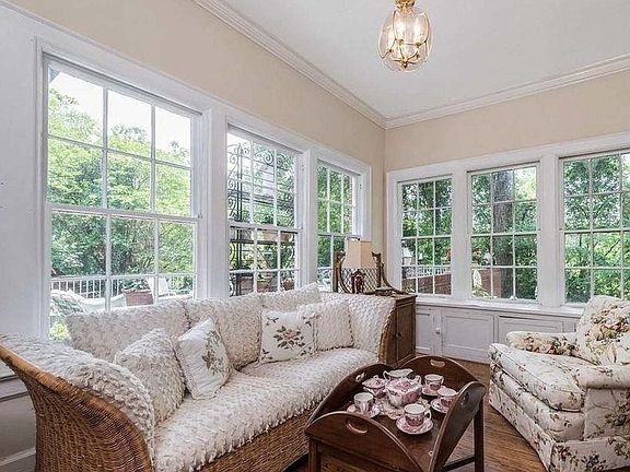 Sun room off living room 