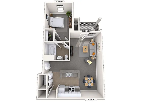 Floor plan 11B