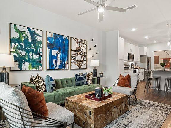 Duluth Model Living and Kitchen