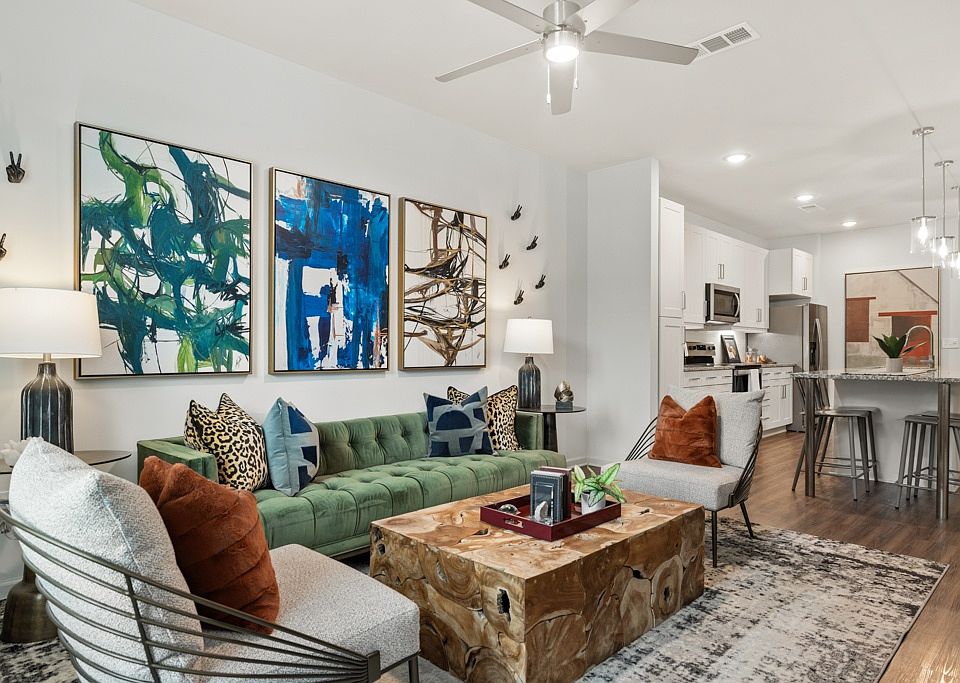 Duluth Model Living and Kitchen