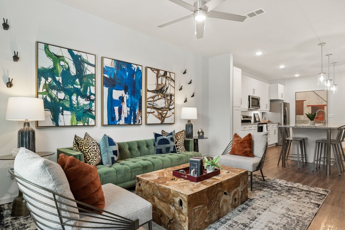 Duluth Model Living and Kitchen