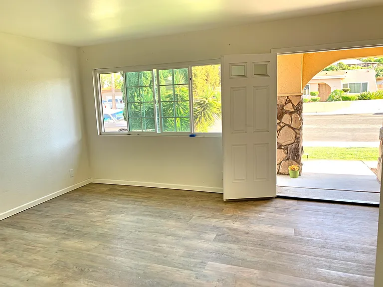 newly painted living room