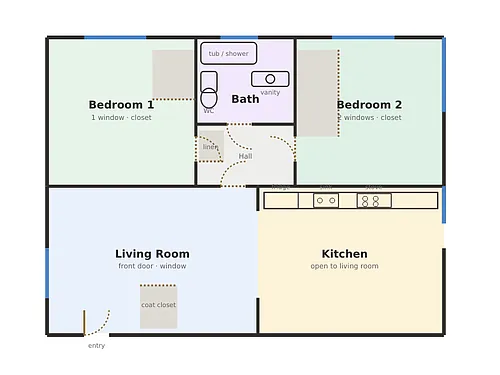 Floor plan F1