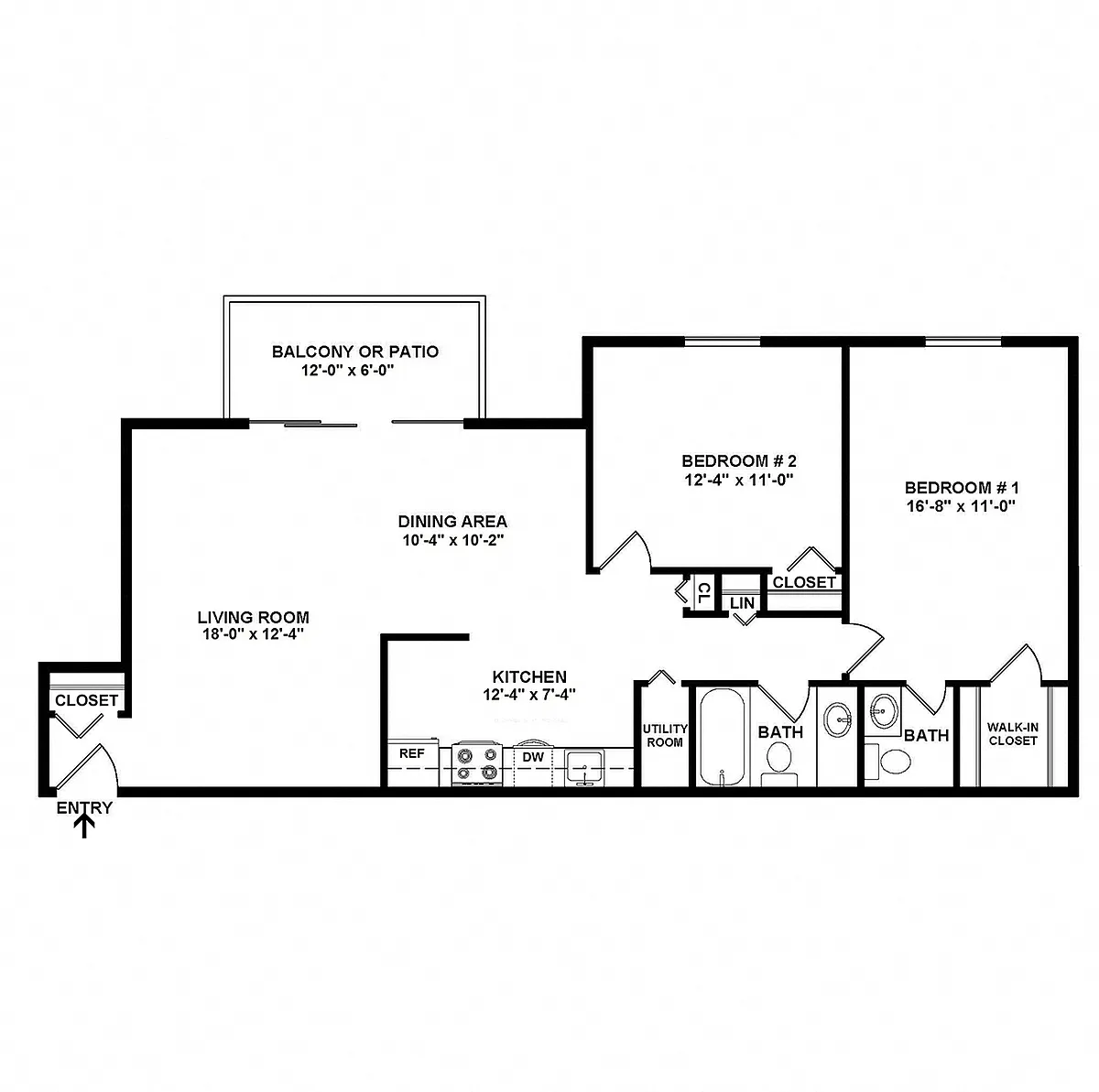 Floor plan Huntington Classic