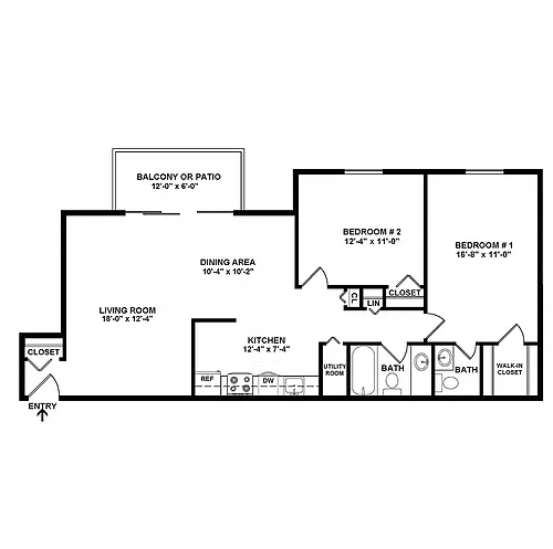 Floor plan Huntington Classic