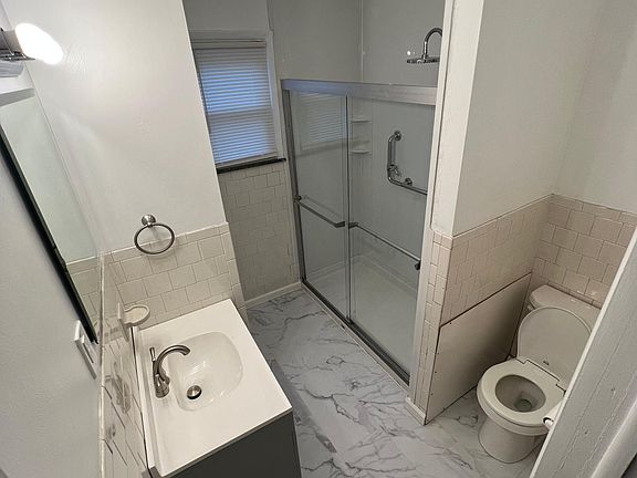 Full bath on the first floor