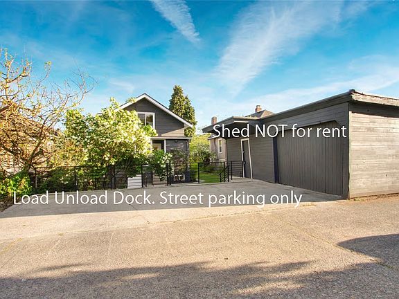 Loading dock for move in day and special projects. Easy street parking for day to day.