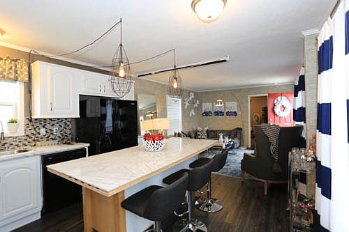 Kitchen & Living Room