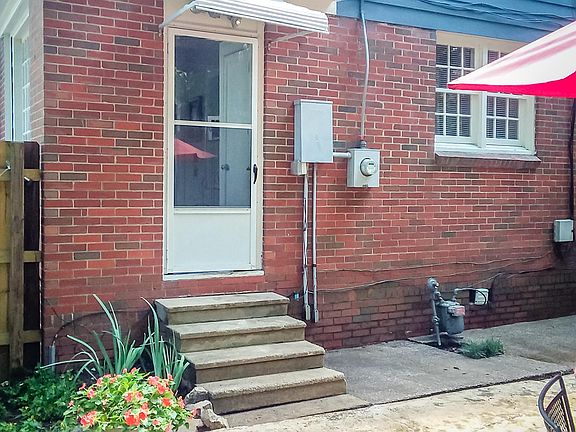 Back door and patio