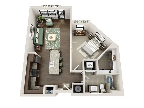 Floor plan Stretch (A1D)
