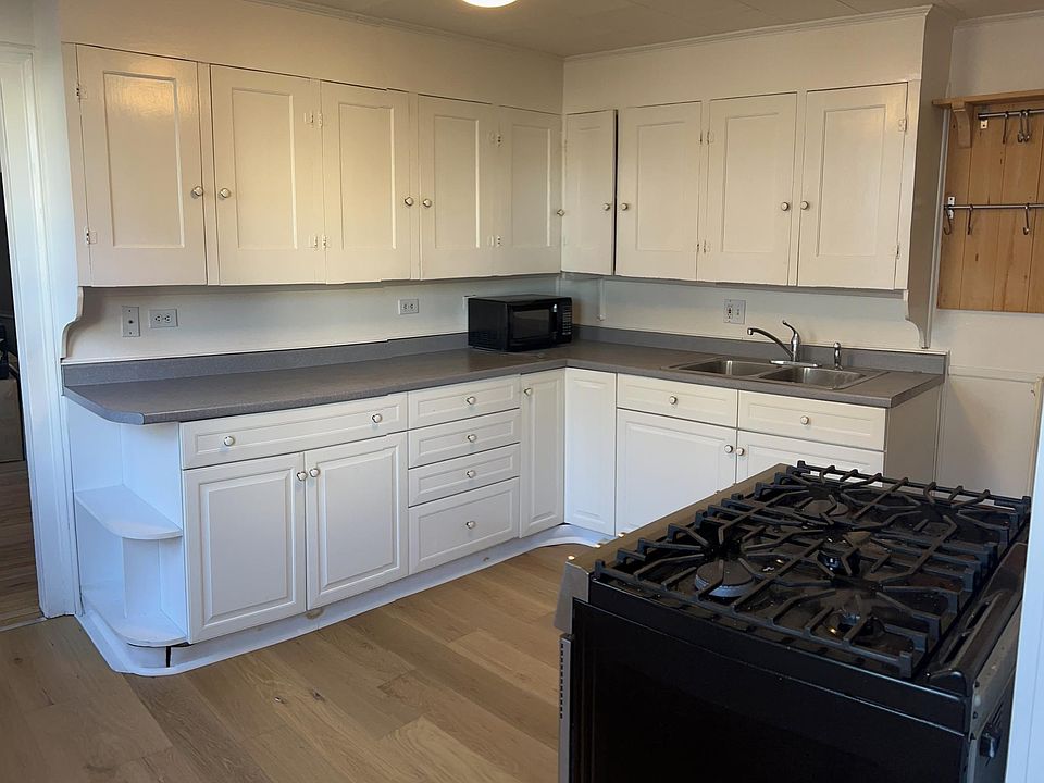 Kitchen with new flooring