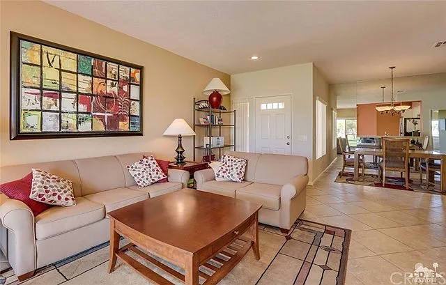 Open concept living / dining room area