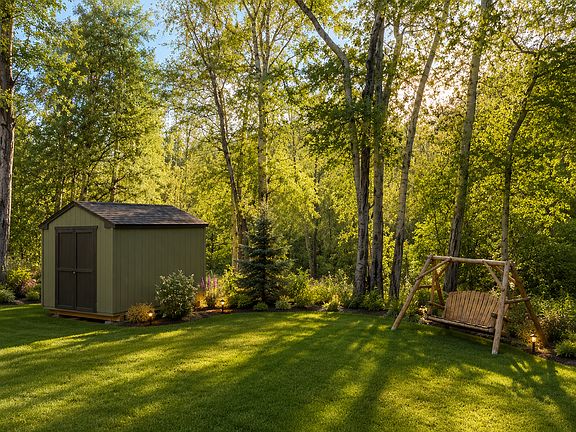Shed in back yard