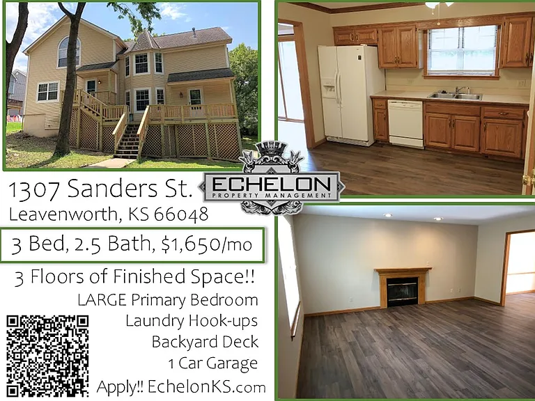 1307 Sanders St. Townhouse
LAWN CARE PROVIDED!!