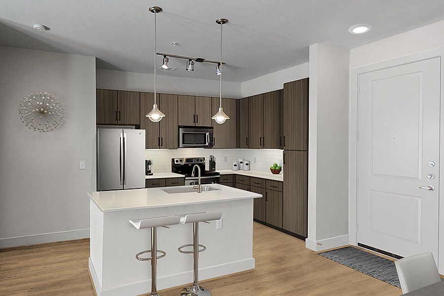 Upgraded kitchen with quartz countertops