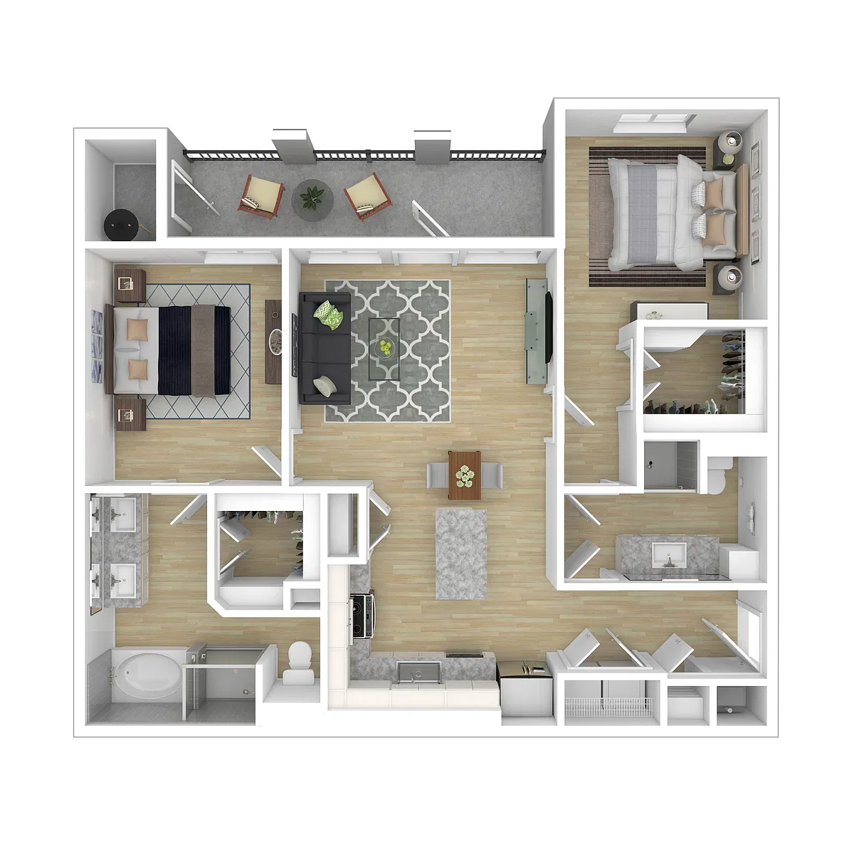 Floor plan B1