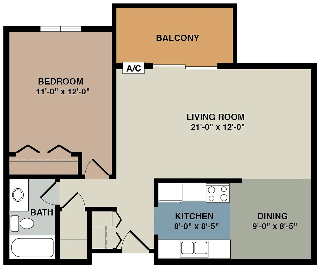 Floor plan 1A