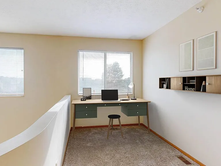 Enjoy a cozy nook in the second floor of the Madison. Perfect for an office or reading nook.