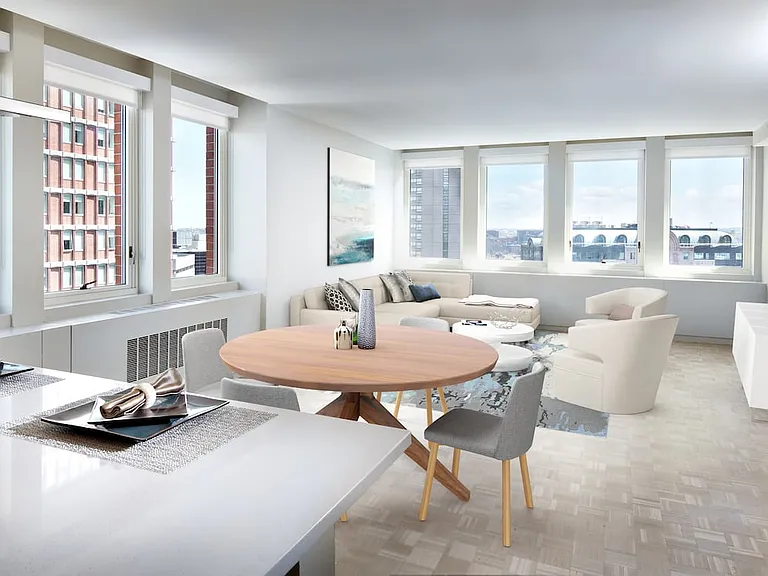 Dining and living area