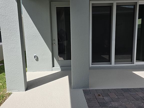 Paved court yard